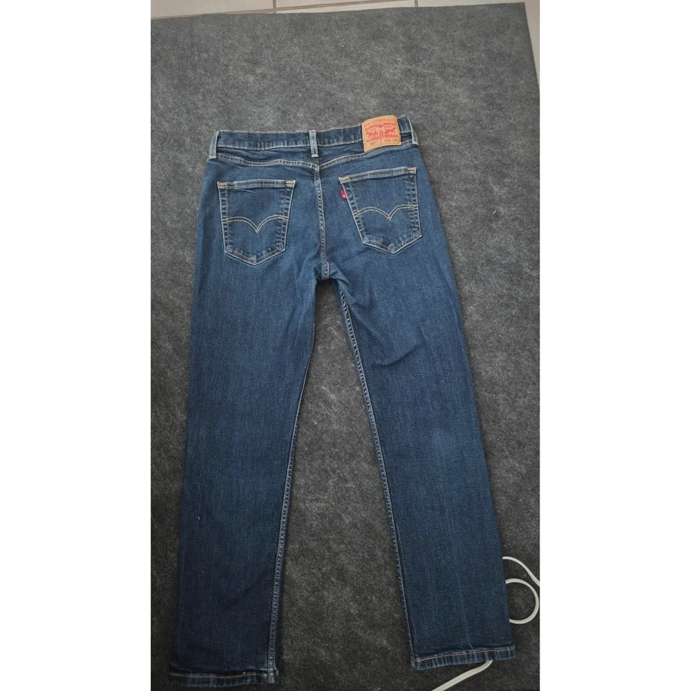 Levis 514 Straight Fit Jeans Mens 33x30 Dark Wash Blue Denim Pants